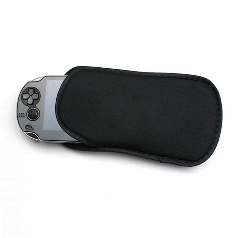 Rowsmau Black Soft Sleeve Bag Case Travel Carry Pouch Protective Cover for PSV 1000 2000 PS Vita 1 - Image 1